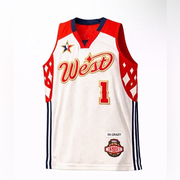 Adidas Other - Tracy McGrady #1 2007 NBA All-Star Western Conference Adidas Pro Cut Jersey Sz L